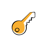 yellow key
