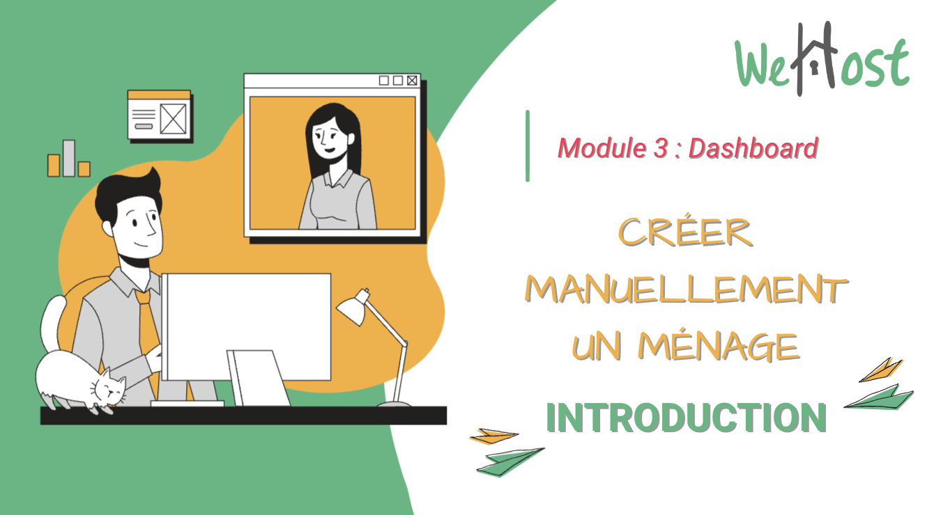 Module Dashboard : Créer un ménage manuellement