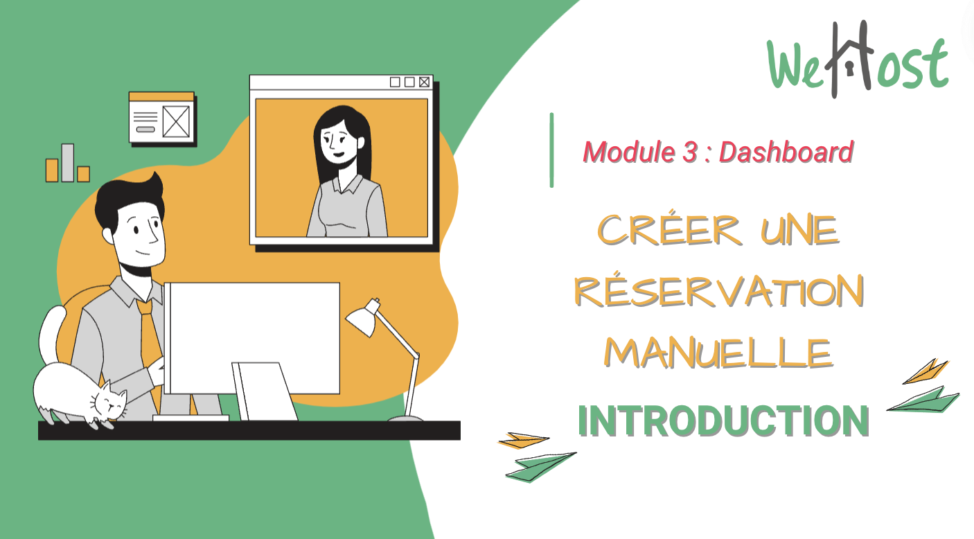 Module Dashboard : Créer une réservation manuelle